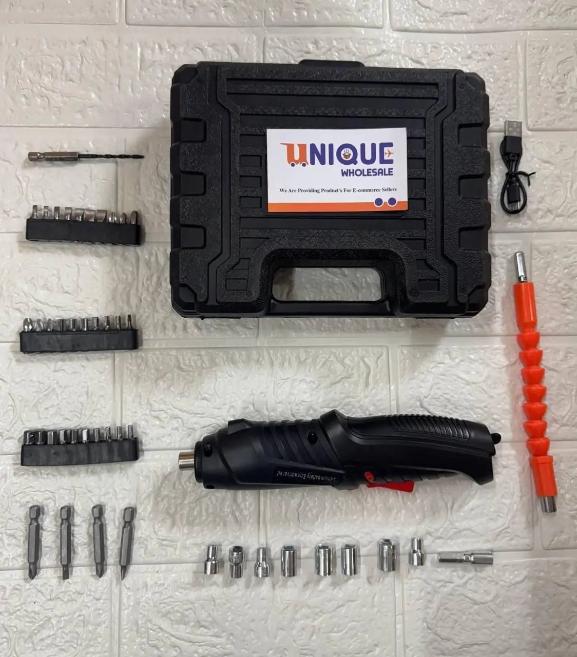 Multipurpose 40 in 1 Screwdriver Socket Set and Bit Tool Kit Set - Metal Electric Screwdriver Bit Set