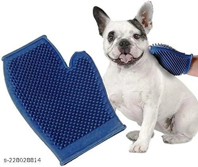 Pet Hair Remover Deshedding Gloves (Multicolor)