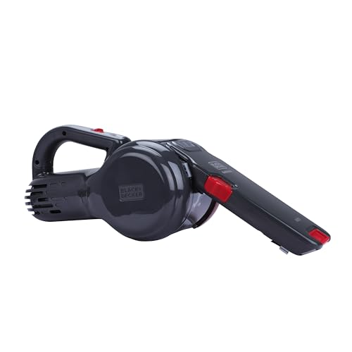 BLACK+DECKER PV1200AV-B1 12V Corded Dustbuster Flexi Auto Handheld Vacuum Cleaner with Bowl Capacity 440 ml, 5 Meter Cable+1 Year Manufacturer Warranty