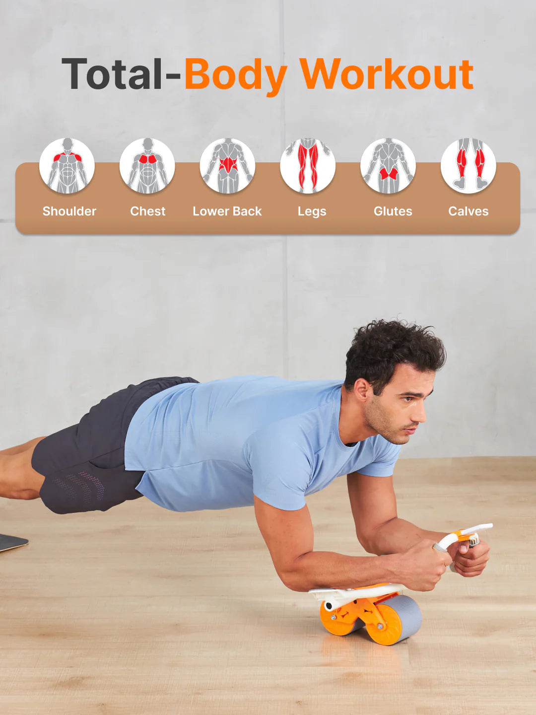 Premium Abdominal Abs Roller for Men & Women Abs Workout