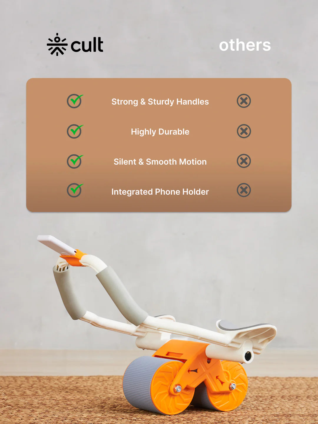 Premium Abdominal Abs Roller for Men & Women Abs Workout