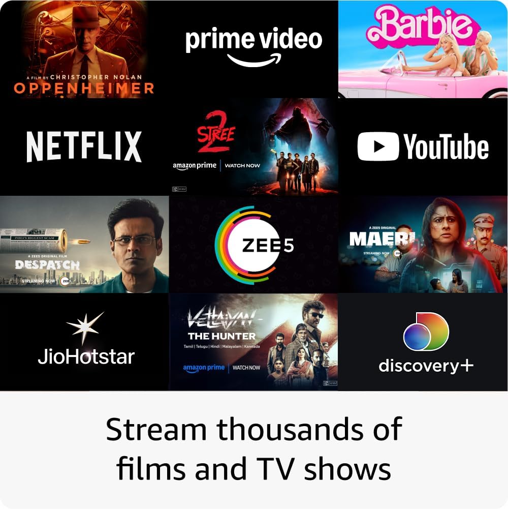 Amazon Fire TV Stick 4K streaming device (newest model), ultra-cinematic 4K streaming, supports Wi-Fi 6, Dolby Vision/Atmos, HDR10+