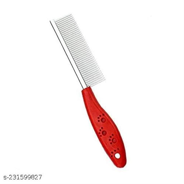 Stainless Steel Pet Comb (Multicolor)