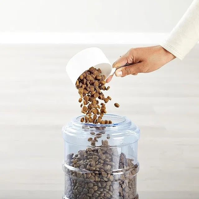 Pet Food Dispenser Large Capacity Self-Dispensing