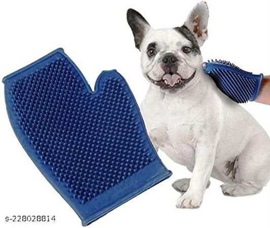 Pet Hair Remover Deshedding Gloves (Multicolor)